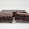 The chocolate cake showing the moist interrior