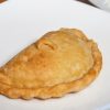 A freshly baked coconut pasty.